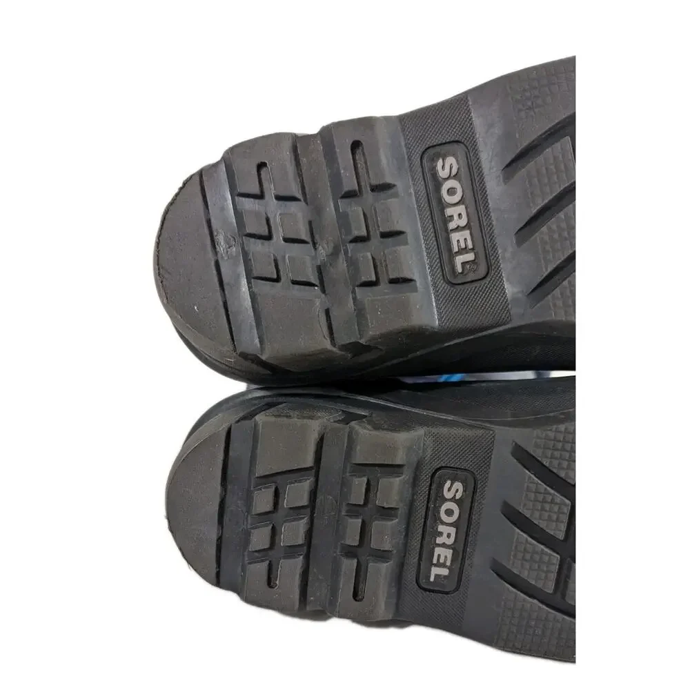 Sorel Insulated Snow Boots Sz 4 Kids Youth NY1810-591 Gray